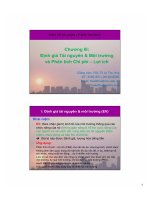 Bài giảng kinh tế và quản lý môi trường  chương 3   PGS TS lê thu hoa