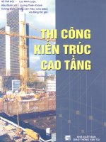 Ebook thi công kiến trúc cao tầng (tập i)  phần 1   NXB giao thông vận tải