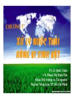 Bài giảng vi sinh vật môi trường (TS  lê quốc tuấn)   chương 5
