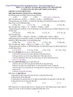 Giáo trình bài tập hóa đại cương (phần 8)