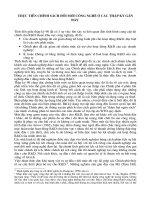 Thực tiễn chính sách dổi mới công nghệ trong những thập kỷ gần đây 