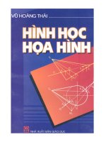 Ebook hình học   họa hình  phần 1   vũ hoàng thái