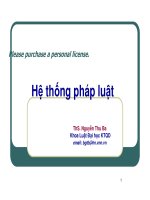 Pháp luật đại cương (ths  nguyễn thu ba)   chương 4