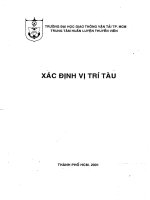 Bài giảng xác định vị trí tàu