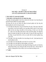 GIÁO TRÌNH tài CHÍNH TRONG DOANH NGHIỆP xây DỰNG   CHƯƠNG VI