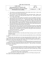 TIÊU CHUẨN NHÀ nước 2679 78 nước uống phương pháp phân tích vi khuẩn lấy mẫu 