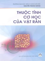 Ebook thuộc tính cơ học của vật rắn  phần 1   nguyễn trọng giảng
