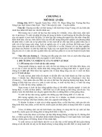 VI SINH vật đại CƯƠNG   CHƯƠNG 1