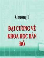 Bài giảng bản đồ học đại cương   chương 1