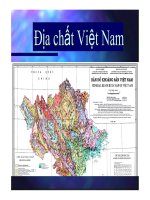 Bài giảng  địa chất việt nam   TS trần mỹ dũng