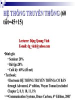 HỆ THỐNG TRUYỀN THÔNG   đặng quang vinh