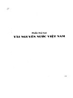 Giáo trình đánh giá tài nguyên nước việt nam  phần 2   nguyễn thanh sơn