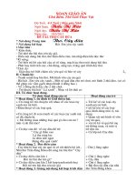 giáo án mầm non thế giới thực vật chủ đề cây dừa 