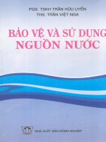 Ebook bảo vệ và sử dụng nguồn nước  phần 1   PGS TSKH  trần hữu uyển, ths  trần việt nga