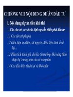 Bài giảng phân tích và lập dự án đầu tư  chương 8   ths trần thùy linh