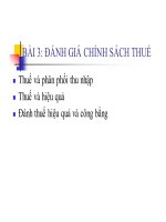 Bài giảng tài chính công  bài 3