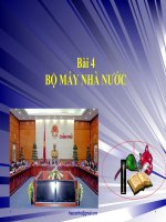 Bài 4 bộ máy nhà nước