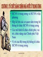Bài giảng quản lý và phát triển tổ chức hành chính nhà nước  chương 3   ths  mai hữu bốn