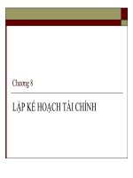 Bài giảng tài chính doanh nghiệp  chương 8   đh kinh tế