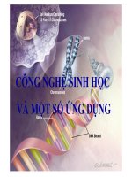 Bài giảng cộng nghệ sinh học và một số ứng dụng