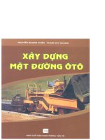 Giáo trình xây dựng mặt đường ôtô  phần 1   nguyễn quang chiêu, phạm huy khang