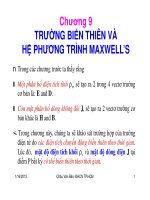 Bài giảng trường điện từ  chương 9   châu văn bảo (đh công nghiệp TP HCM)