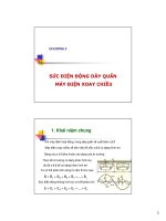 Bài giảng máy điện   chương 5  sức điện động dây quấn máy điện xoay chiều 