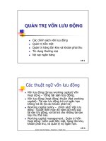 Bài giảng phân tích tài chính   chương 16  quản trị vốn lưu động