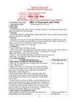 giáo án mầm non một số loại quả ở địa phương 