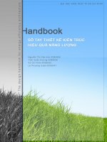 Sổ tay thiết kế kiến trúc hiệu quả năng lượng  phần 1   đh kiến trúc hồ chí minh