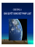 Bài giảng tư pháp quốc tế   chương 4  giải quyết xung đột pháp luật