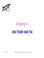 Bài giảng quy hoạch tuyến tính  chương 4   đh tôn đức thắng