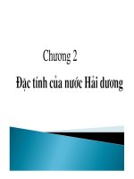 Bài giảng hải dương học  chương 2
