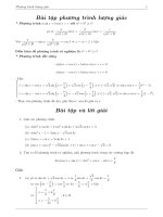 Bài tập phương trình lượng giác có đáp án