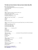 Thì hiện tại hoàn thành   hiện tại hoàn thành tiếp diễn