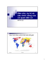 Bài giảng quản trị nhà nước   bài 5  dân chủ, ủy trị và các chức năng của cơ quan dân cử 