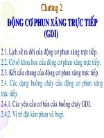 Bài giảng chương 2  động cơ phun xăng trực tiếp (GDI)