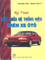 Ebook kỹ thuật sửa chữa hệ thống điện trên xe ô tô  phần 1   châu ngọc thạch
