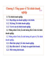 Giáo trình môn tài chính doanh nghiệp