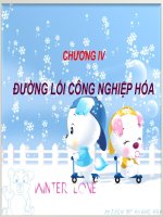 ĐƯỜNG lối CÔNG NGHIỆP hóa