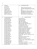 Đồng dao cho bé   vần c