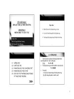 Bài giảng hóa kỹ thuật môi trường  chương 3   ths  lê nguyễn kim cương