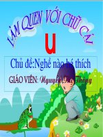 GIÁO án THEO CHỦ đề NGHỀ nào bé THÍCH 