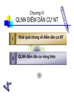 Bài giảng quản lý nhà nước về nông nghiệp, nông thôn  chương IV   ths  nguyễn thị thanh thủy