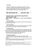 TCVN 8139 2009  sản phẩm thoát   xác định hàm lượng tinh bột (phương pháp chuẩn) 