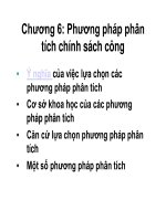 Bài giảng phương pháp phân tích chính sách công