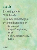 KỸ THUẬT CHIẾU SÁNG chương 3
