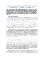 NHỮNG KHÓ KHĂN, THUẬN lợi của CÔNG tác QUẢN lý cơ QUAN THÔNG TIN THƯ VIỆN KHI áp DỤNG CNTT 