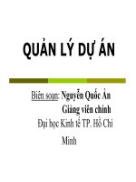 Bài giảng quản lý dự án   nguyễn quốc ấn