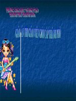 giáo án mầm non trò chơi âm nhạc 